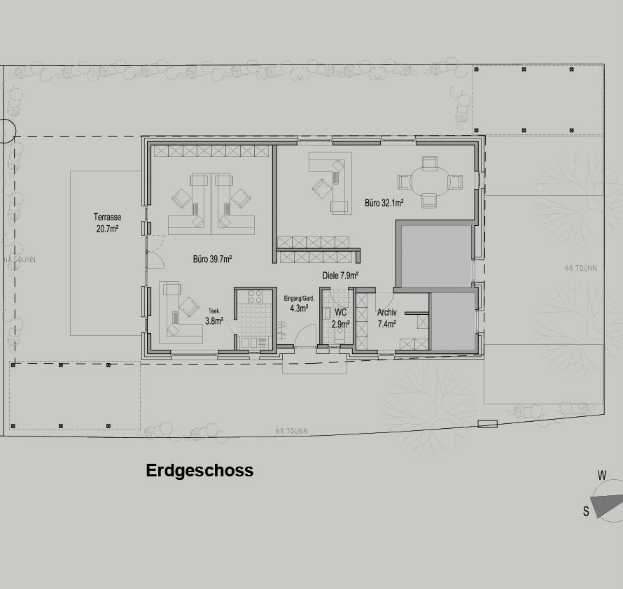 architektin dipl.-ing. stefanie käding: neubau büro- und wohnhaus | rommerskirchen